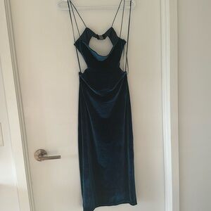 Velvet Midi Dress